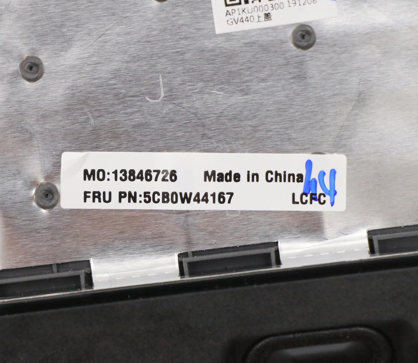 Lenovo Gv440 Log Up Assy Log Up Ukr I - 5CB0W44167