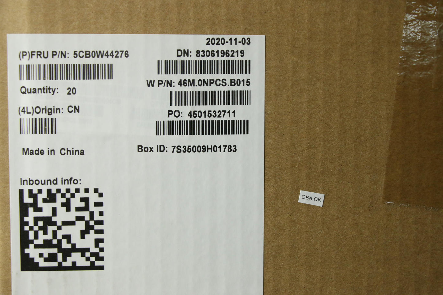Lenovo Uppercaseasm B Mgr Bl W Ja - 5CB0W44276