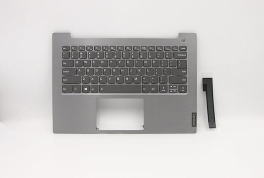 Lenovo Mineral Grey C-Cover with USA English Keyboard, Backlit, Fingerprint Sensor - 5CB0W44373