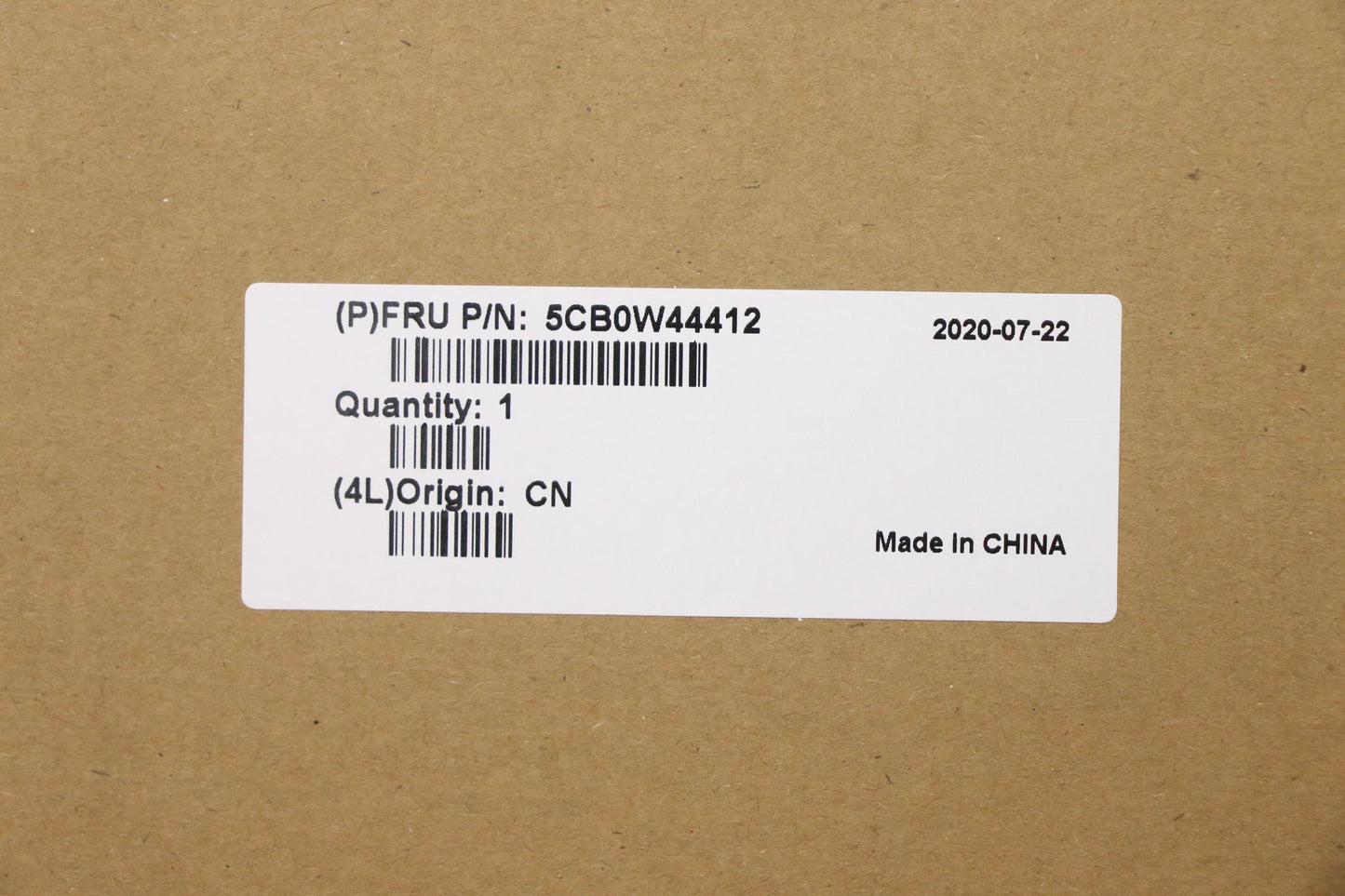 Lenovo Lva Kb Us-Intl W O Bl W Fp Top - 5CB0W44412