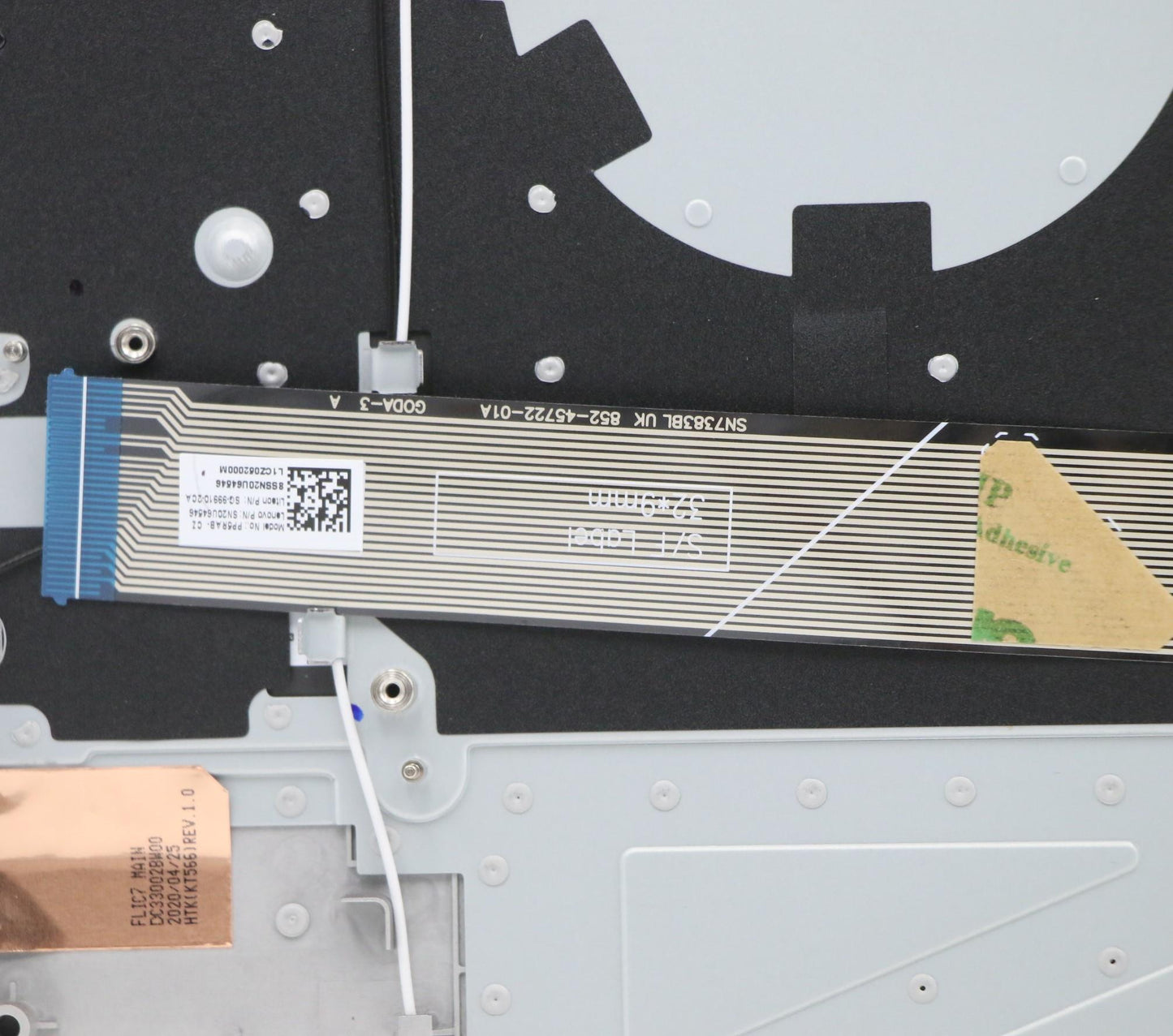 Lenovo Up Assy Uk W Bl Kb Cze - 5CB0W45092