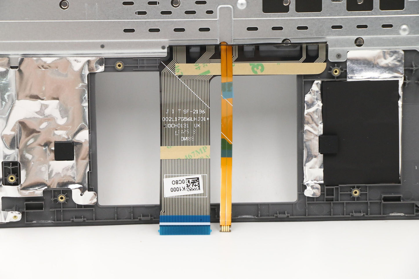 Lenovo C-Cover with Keyboard, Canadian French English, Mineral Grey, Backlit, with Fingerprint Reader - 5CB0W45220