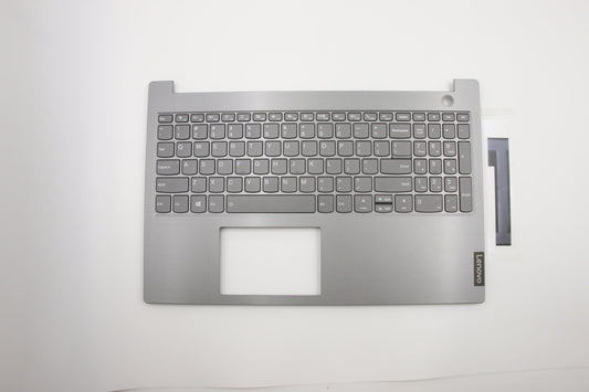 Lenovo Backlit Keyboard with C-Cover, USA English, Mineral Grey, Fingerprint Reader - 5CB0W45257