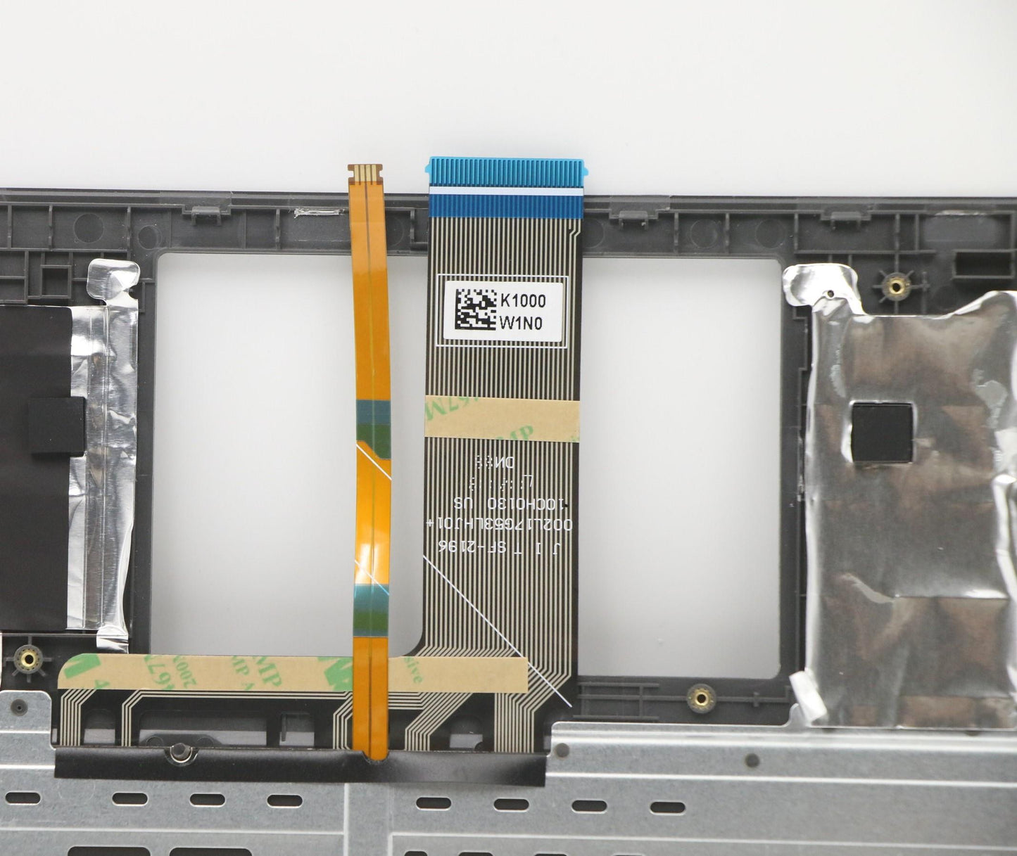 Lenovo Backlit Keyboard with C-Cover, USA English, Mineral Grey, Fingerprint Reader - 5CB0W45257