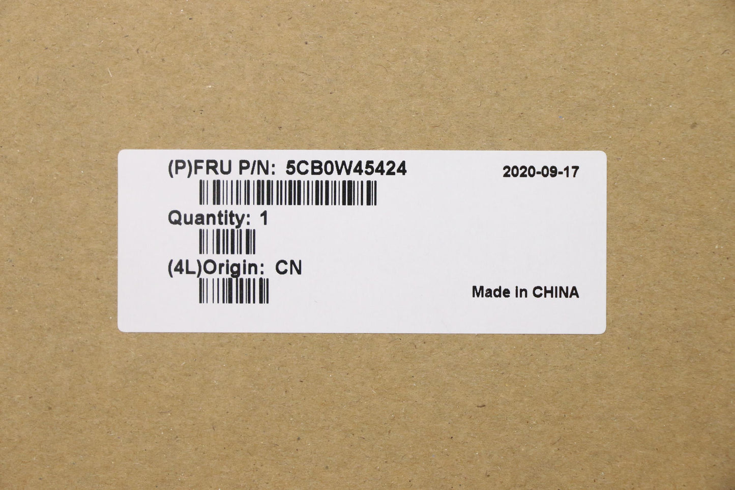 Lenovo USA English Keyboard with Upper Case No Fingerprint, Non-Backlit - 5CB0W45424