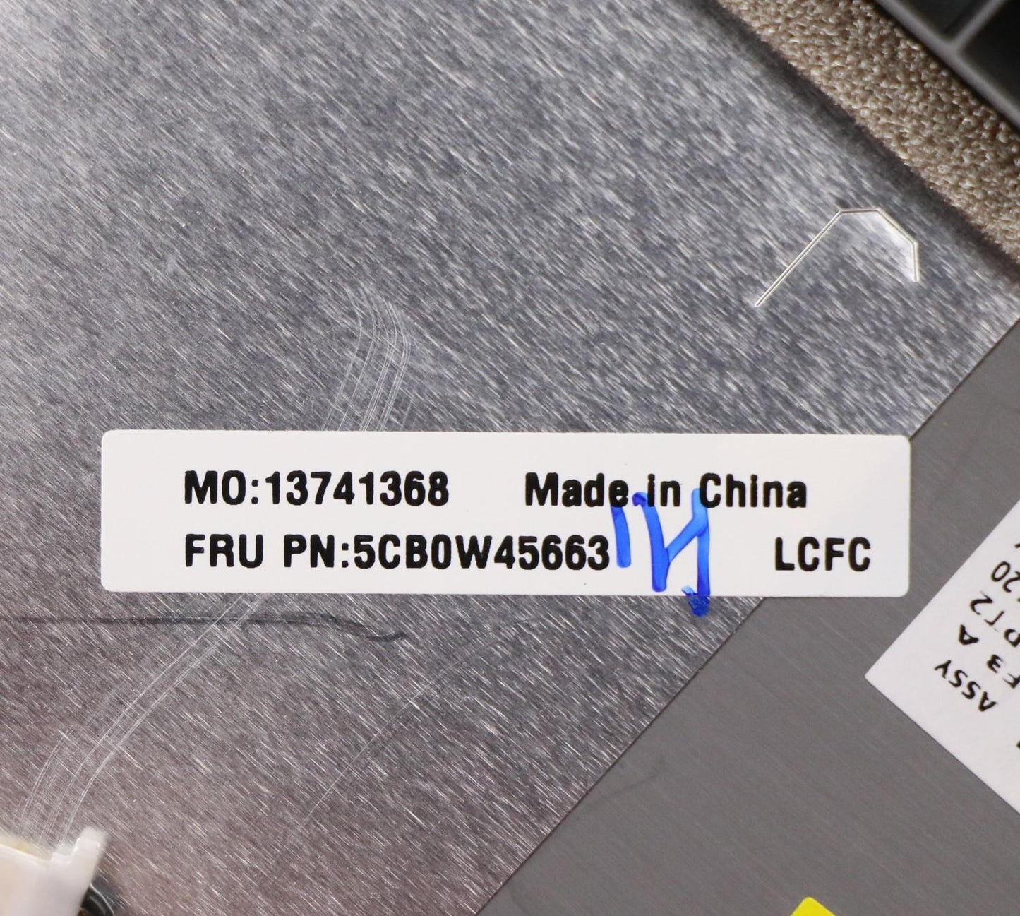 Lenovo Gs54D Log Up Assy Sw L81W8Imrg - 5CB0W45663