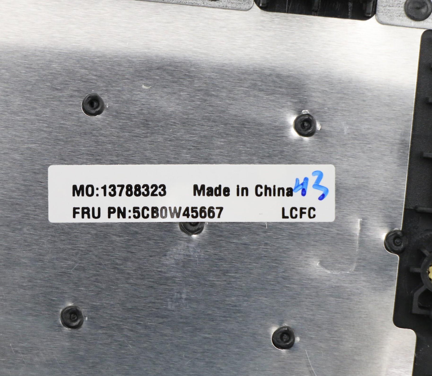 Lenovo Gs54D Log Up Assy Us Inte L81W - 5CB0W45667