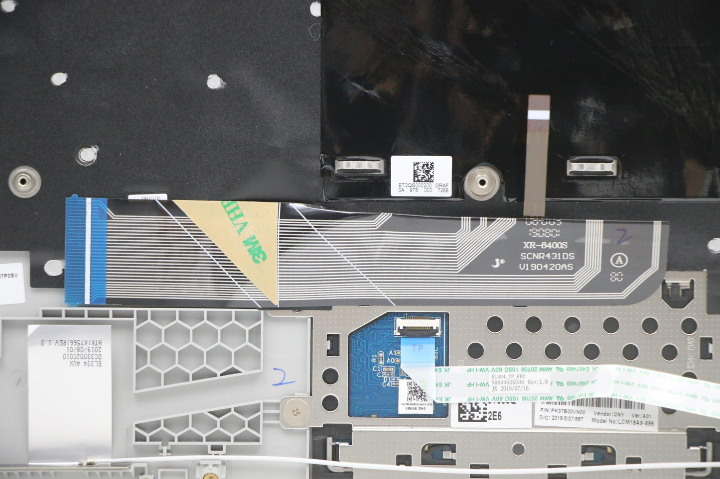 Lenovo Up Assy Grey W Bl Kb T-Ch - 5CB0W59410