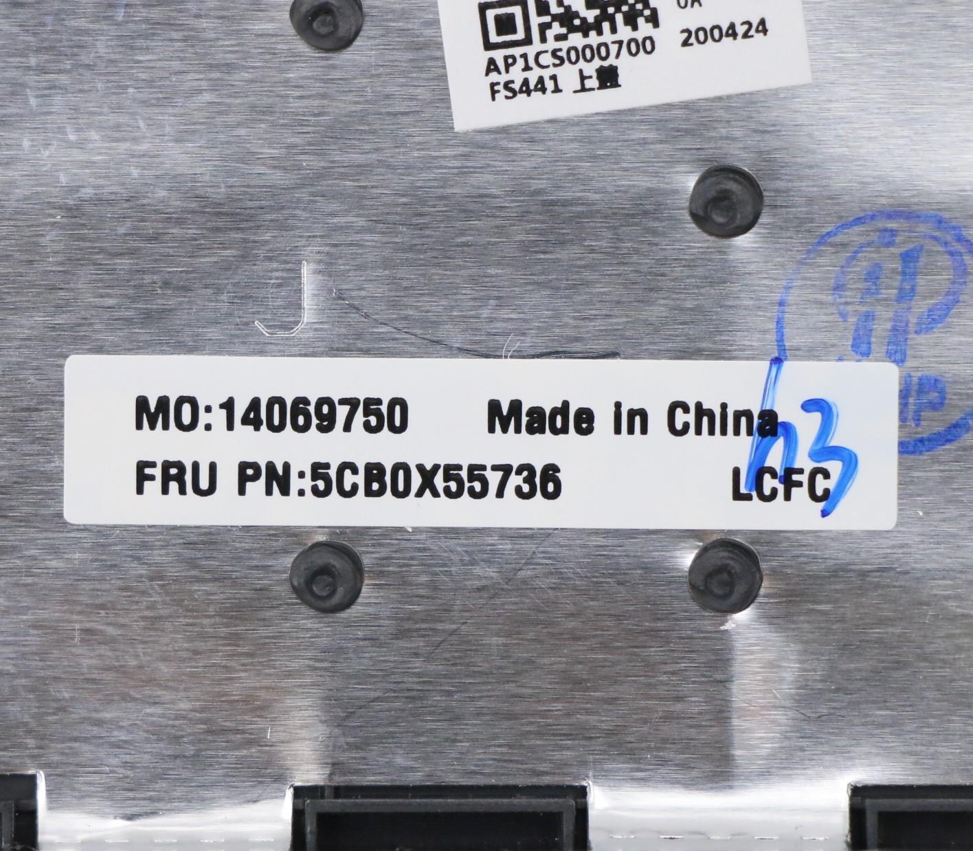 Lenovo Gs44D Log Up Assy Ru L81W6 Bki - 5CB0X55736