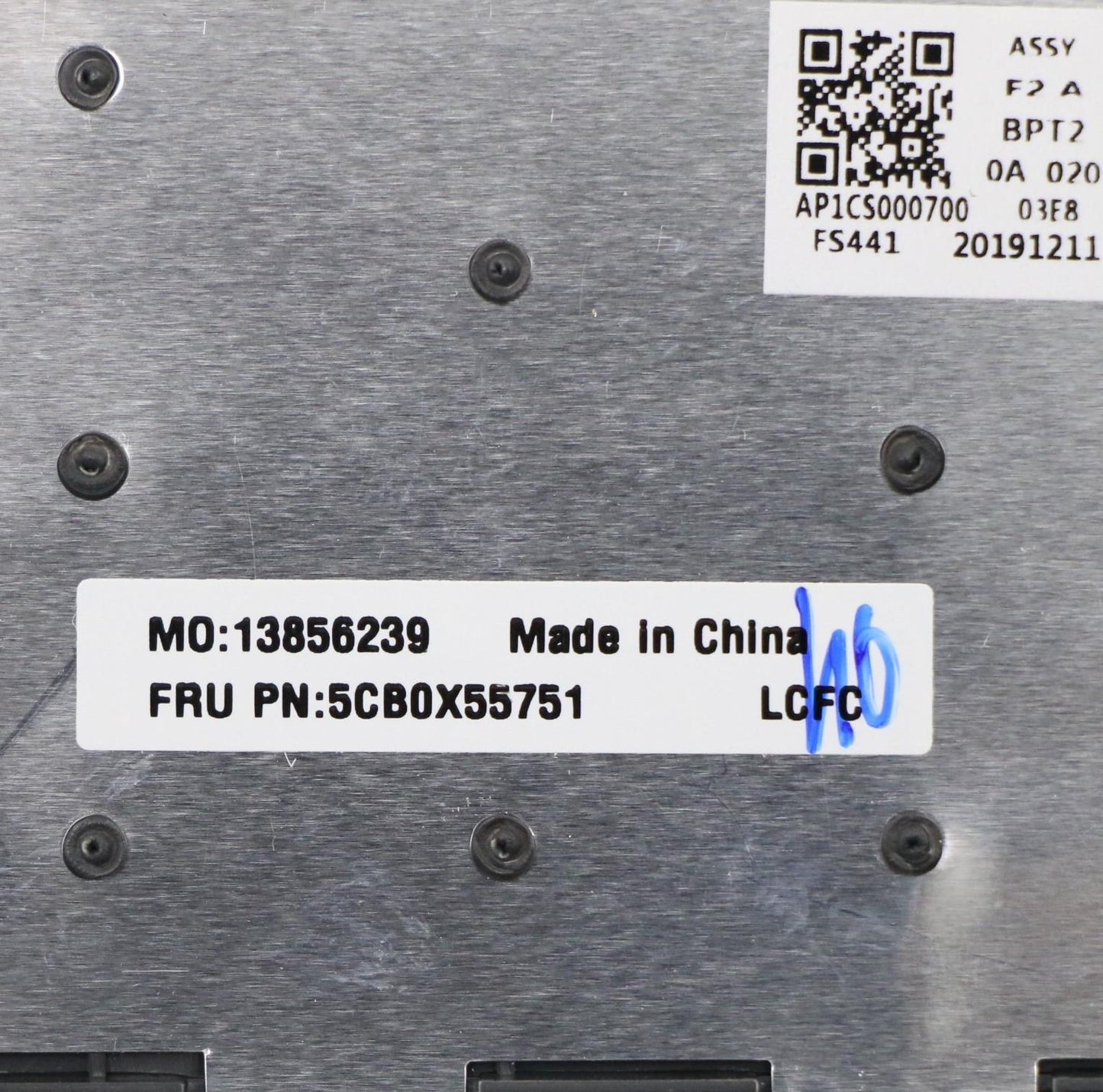Lenovo Gs44D Log Up Assy Fr L81W6 Bki - 5CB0X55751