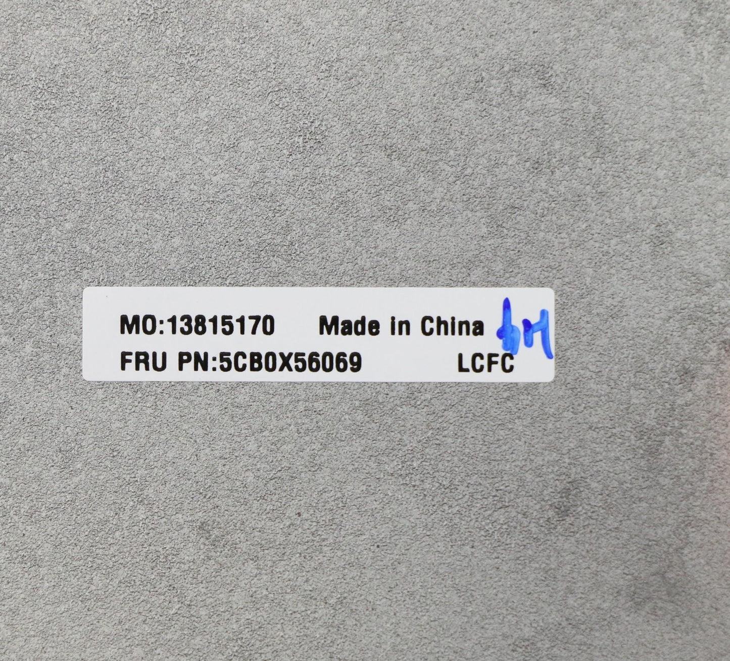 Lenovo Lower Case Cover, Graphite Grey, Display Version - 5CB0X56069