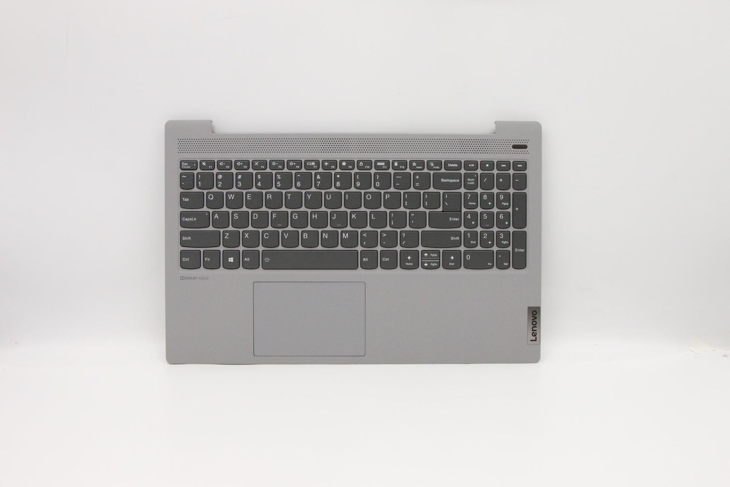 Lenovo C-Cover with Keyboard, USA English, Platinum Grey, Backlight, Fingerprint Reader - 5CB0X56110