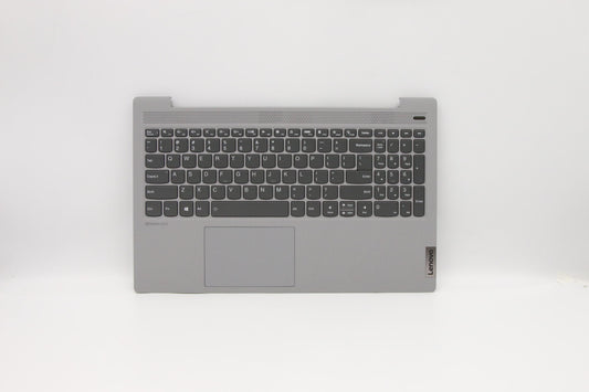 Lenovo C-Cover with Keyboard, USA English, Platinum Grey, Backlight, Fingerprint Reader - 5CB0X56110