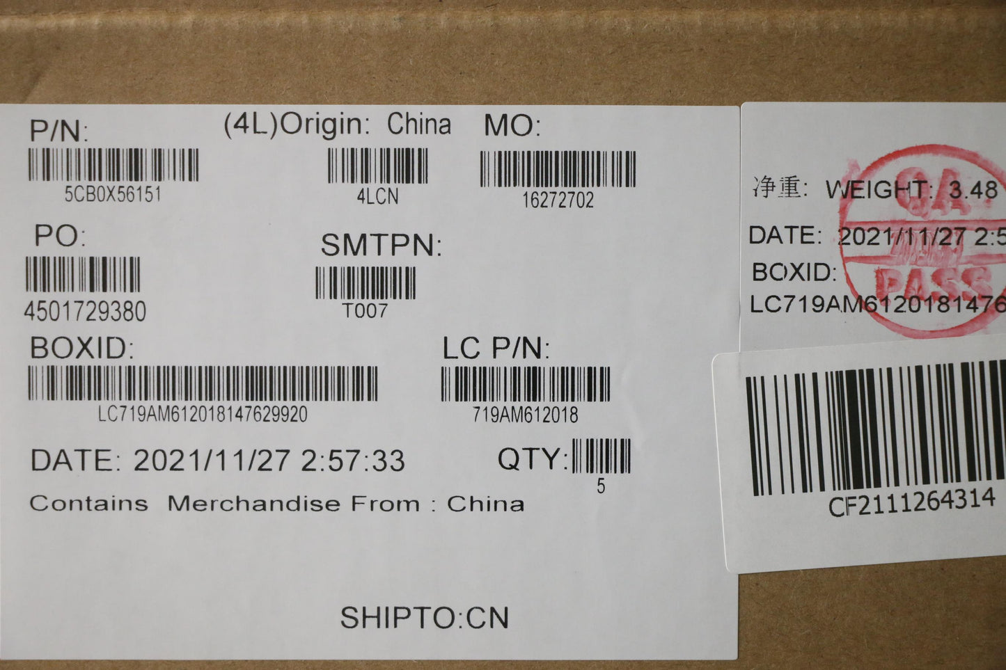 Lenovo Uppercaseasm_Cf-E L81Yk Blfpgg - 5CB0X56151