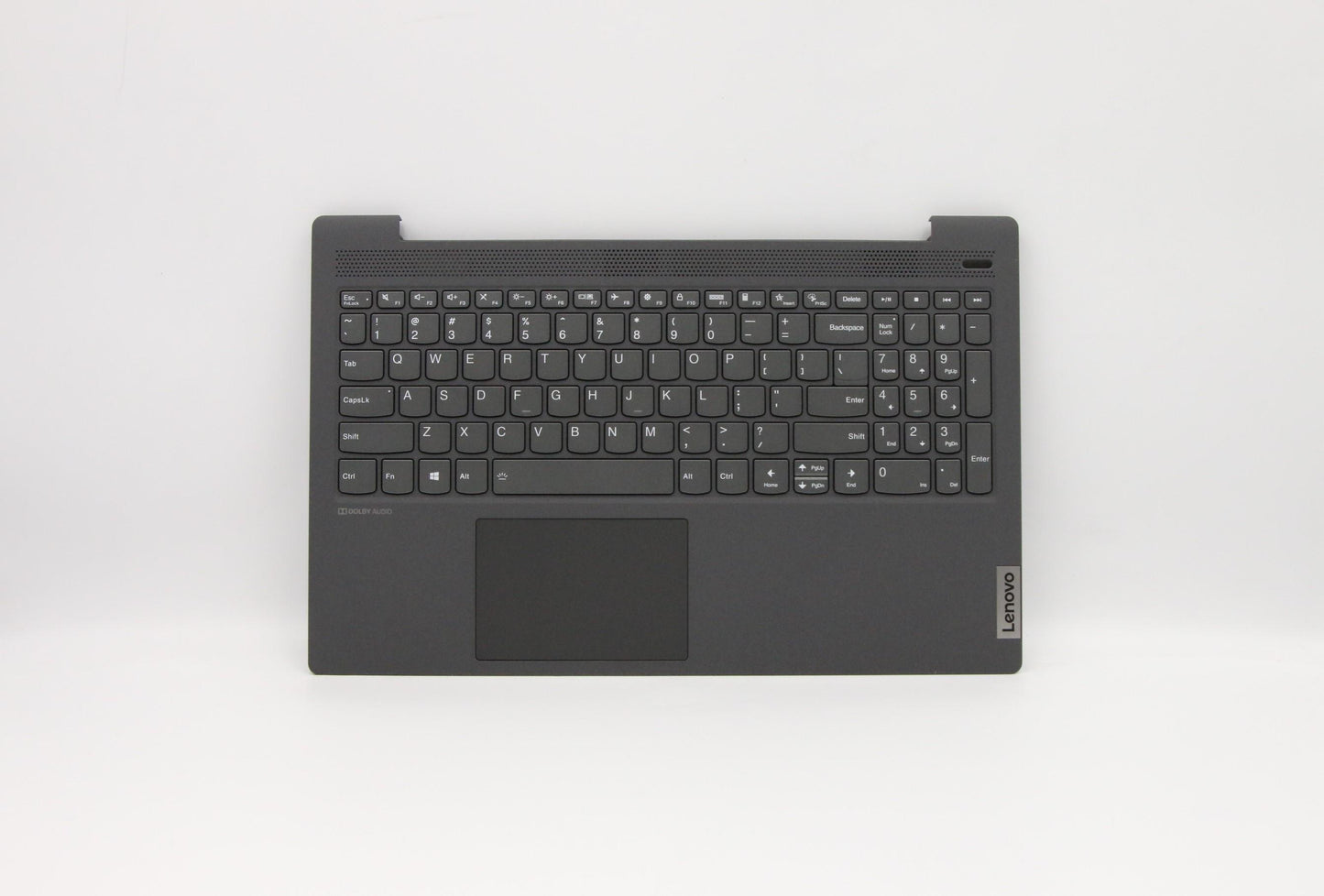 Lenovo C-Cover with Keyboard, USA English Layout, Graphite Grey, Backlit, with Fingerprint Reader - 5CB0X56172
