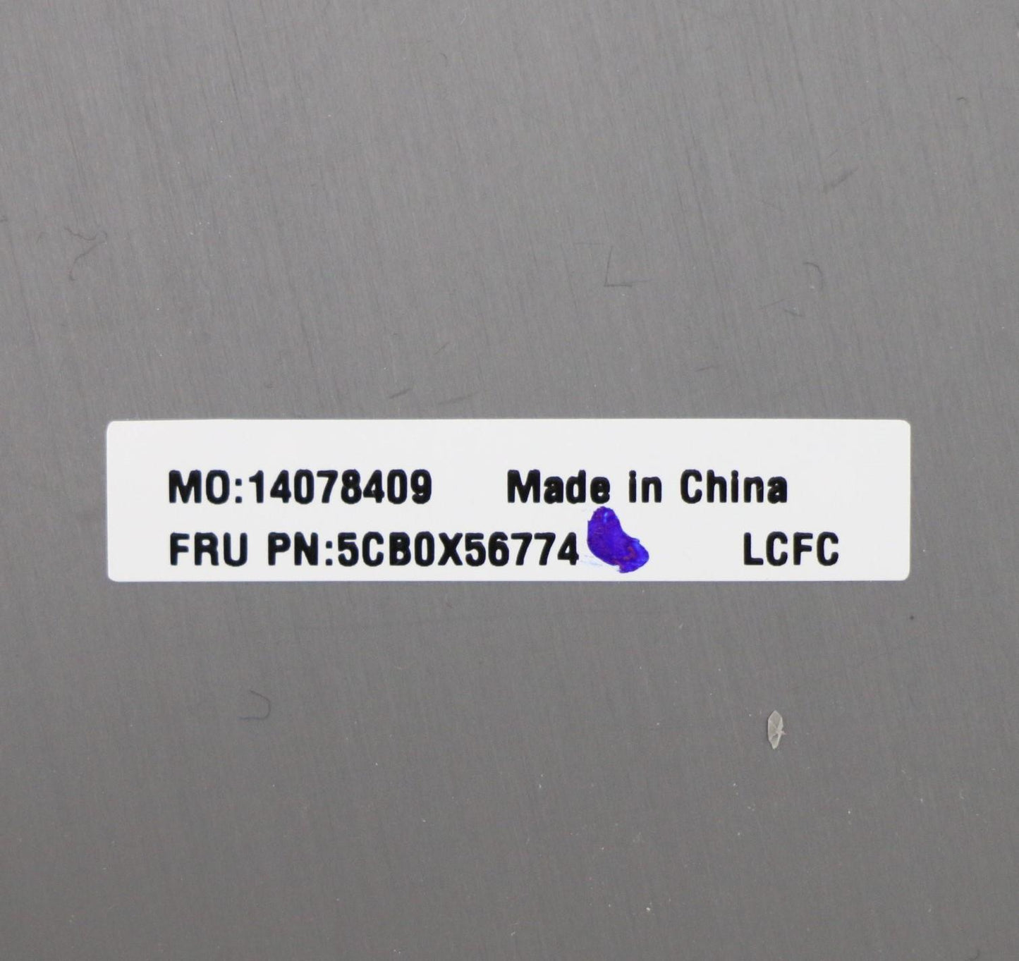 Lenovo A_Cover_Sub_Assy_Pl_Grey - 5CB0X56774