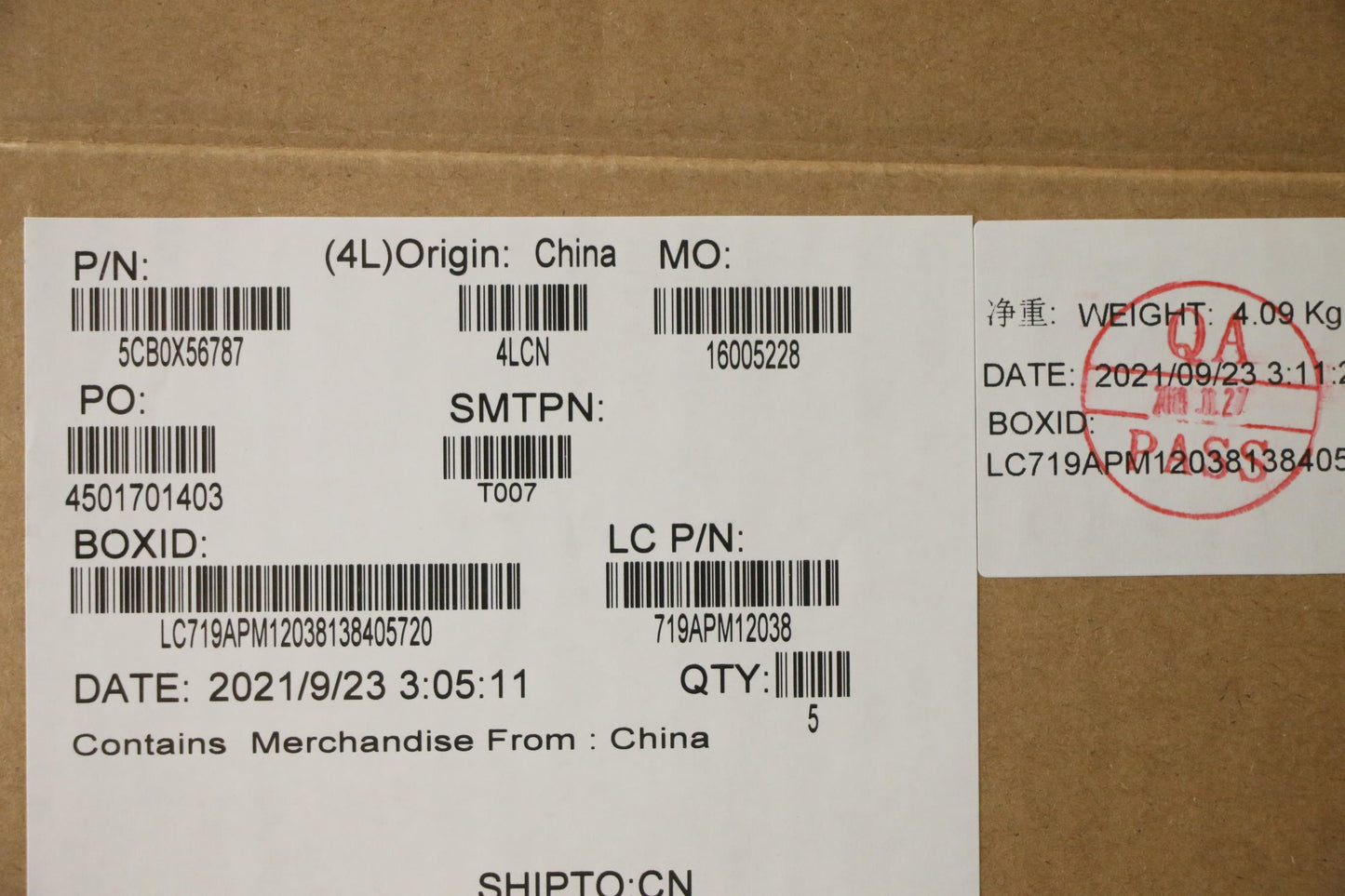 Lenovo C_Cover_Imr_Sub_Assy_Ab_Blue_W - 5CB0X56787