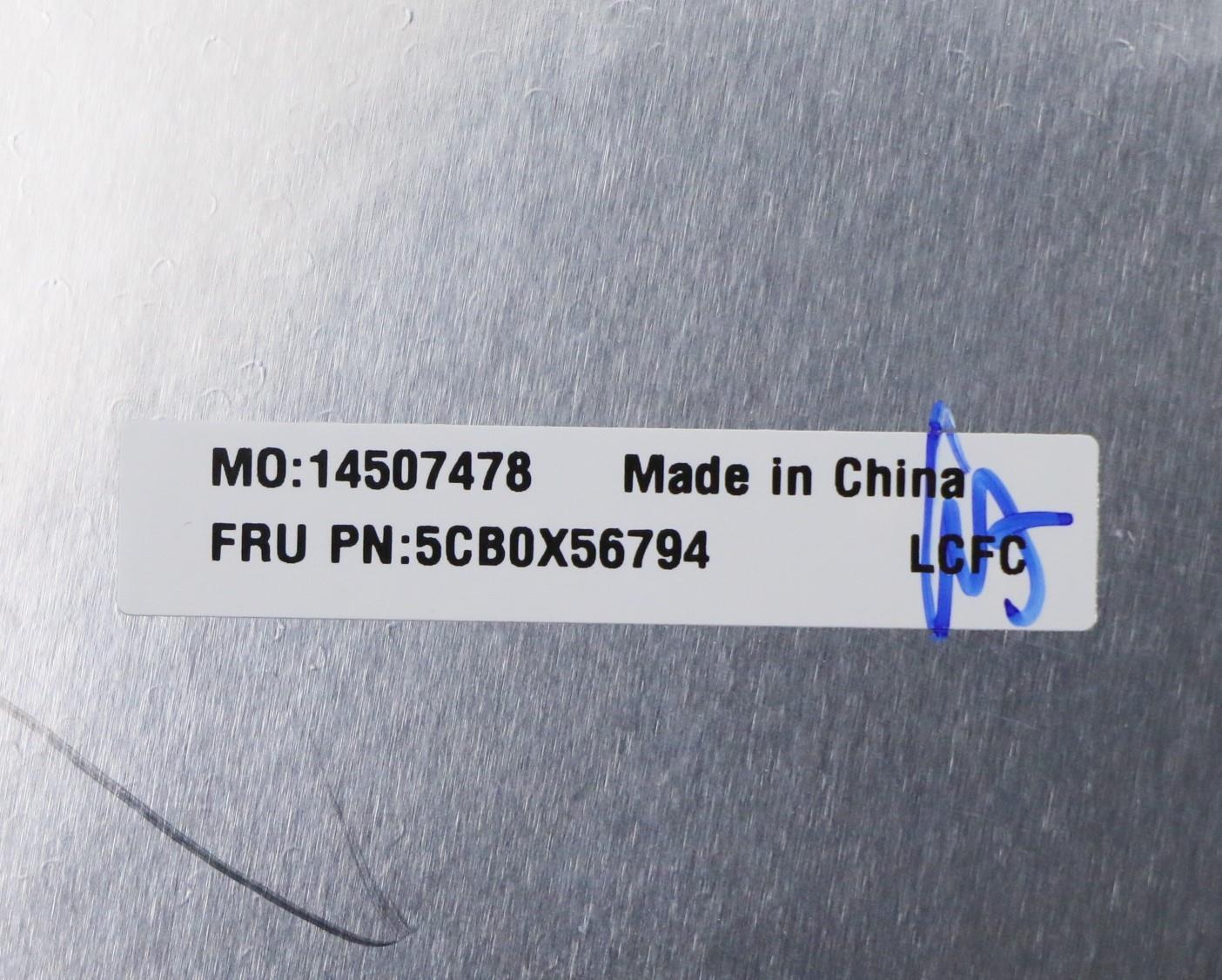 Lenovo C_Cover_Imr_Sub_Assy_Ab_Blue_W - 5CB0X56794