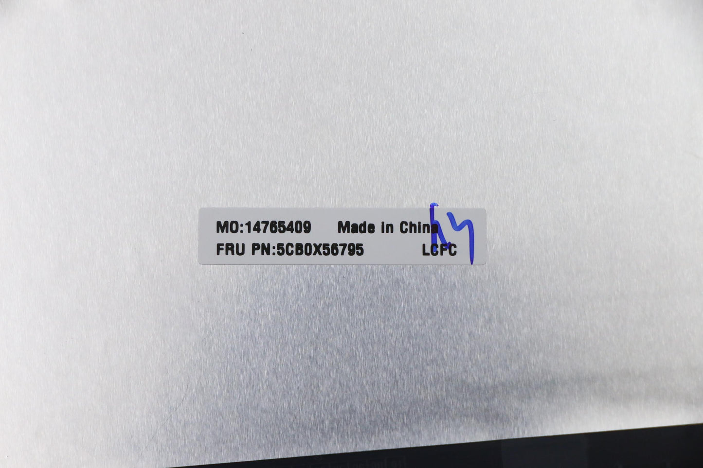 Lenovo C_Cover_Imr_Sub_Assy_Ab_Blue_W - 5CB0X56795