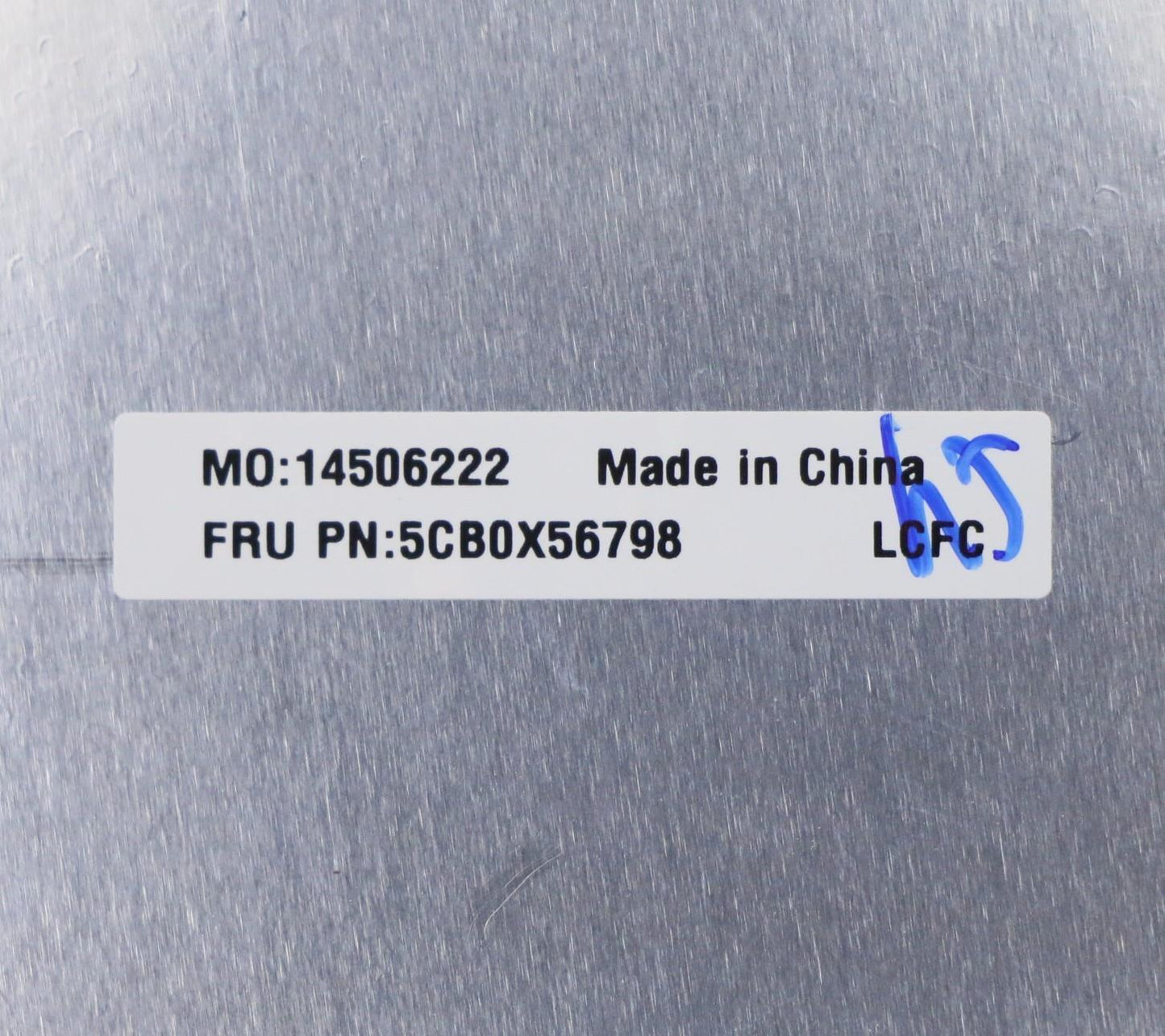 Lenovo C_Cover_Imr_Sub_Assy_Ab_Blue_W - 5CB0X56798