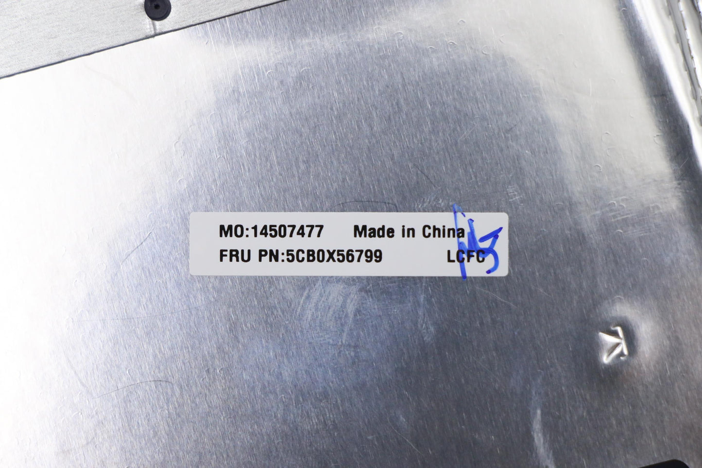 Lenovo C_Cover_Imr_Sub_Assy_Ab_Blue_W - 5CB0X56799