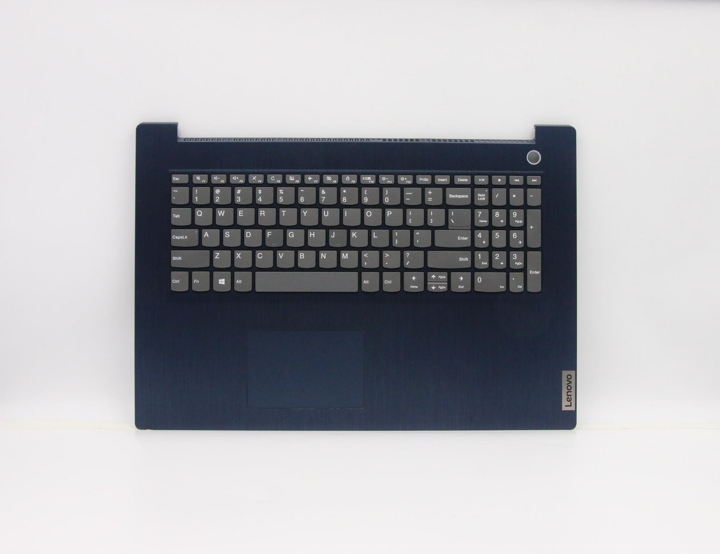 Lenovo Abyss Blue C-Cover with Keyboard, USA English, Non-Backlit, with Fingerprint Reader - 5CB0X56805