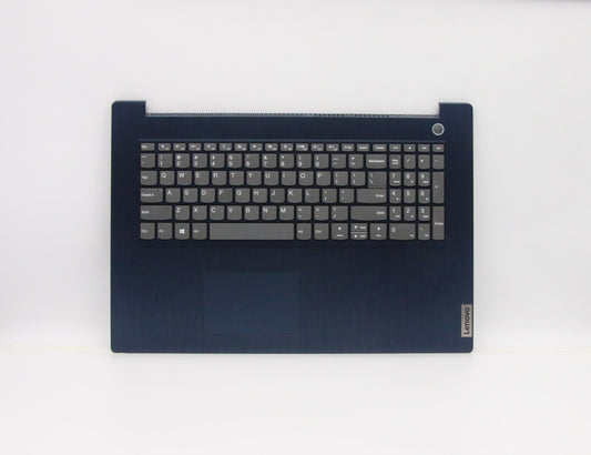 Lenovo Abyss Blue C-Cover with Keyboard, USA English, Non-Backlit, with Fingerprint Reader - 5CB0X56805