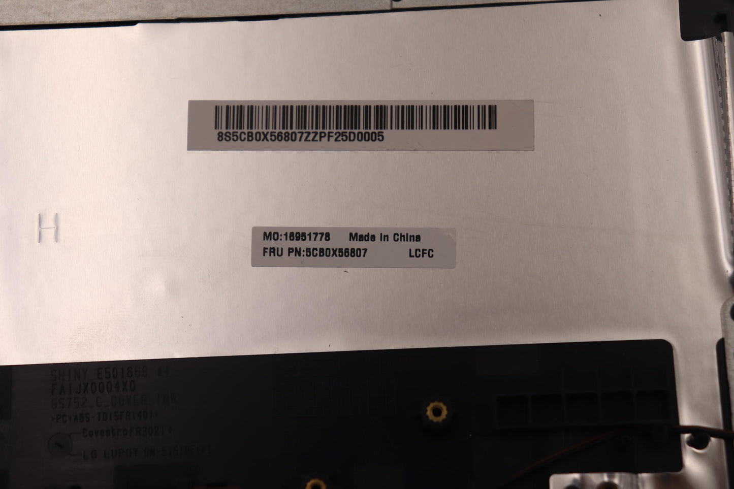 Lenovo C_Cover_Imr_Sub_Assy_Ab_Blue_F - 5CB0X56807