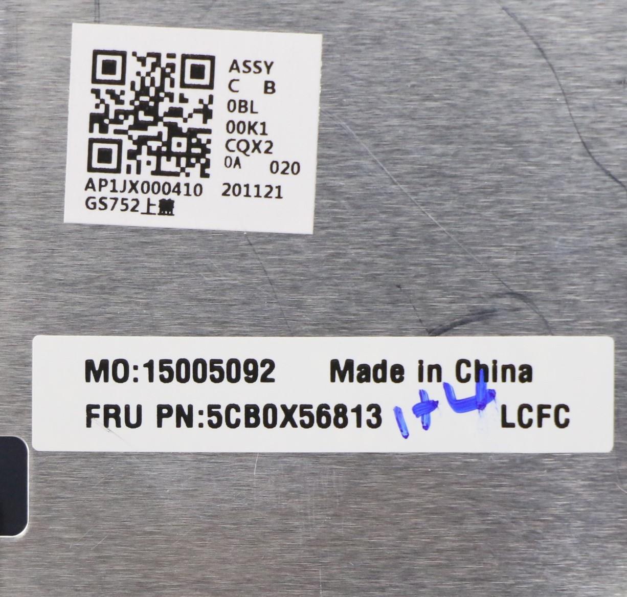 Lenovo C_Cover_Imr_Sub_Assy_Ab_Blue_F - 5CB0X56813