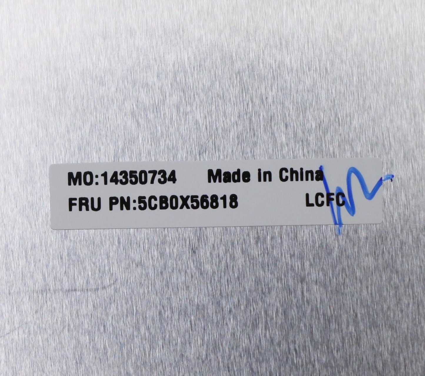 Lenovo C_Cover_Imr_Sub_Assy_Ab_Blue_F - 5CB0X56818