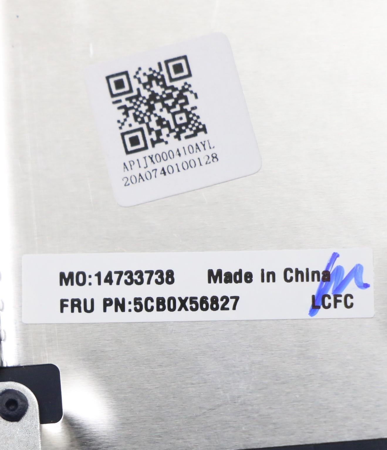 Lenovo C_Cover_Imr_Sub_Assy_Ab_Blue_F - 5CB0X56827