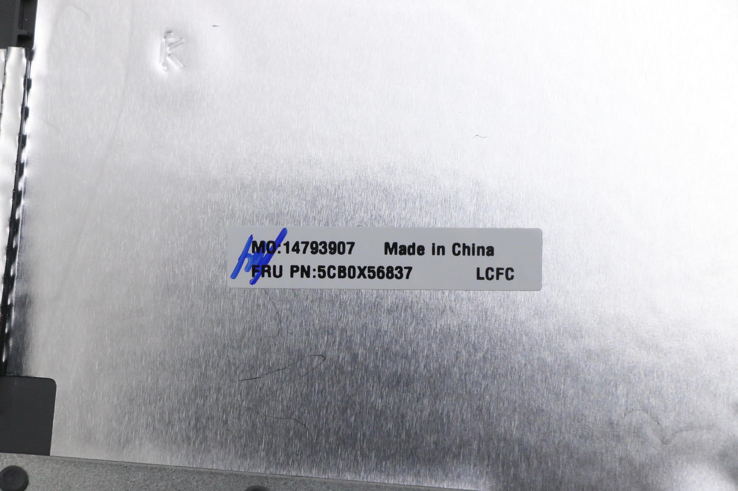 Lenovo C_Cover_Imr_Sub_Assy_Pl_Grey_W - 5CB0X56837