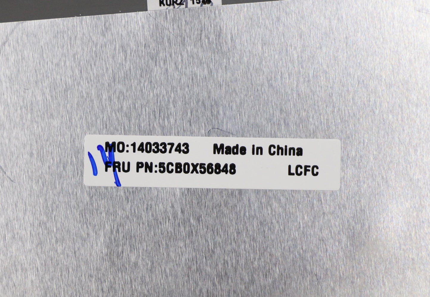 Lenovo C_Cover_Imr_Sub_Assy_Pl_Grey_W - 5CB0X56848
