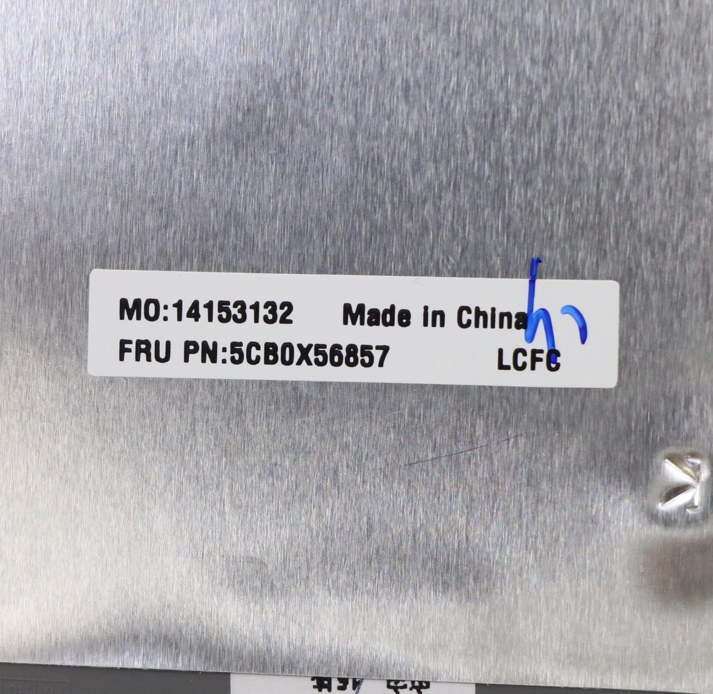 Lenovo C_Cover_Imr_Sub_Assy_Pl_Grey_W - 5CB0X56857