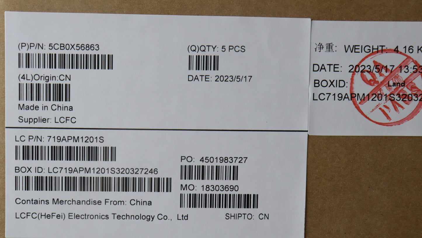 Lenovo C_Cover_Imr_Sub_Assy_Pl_Grey_W - 5CB0X56863