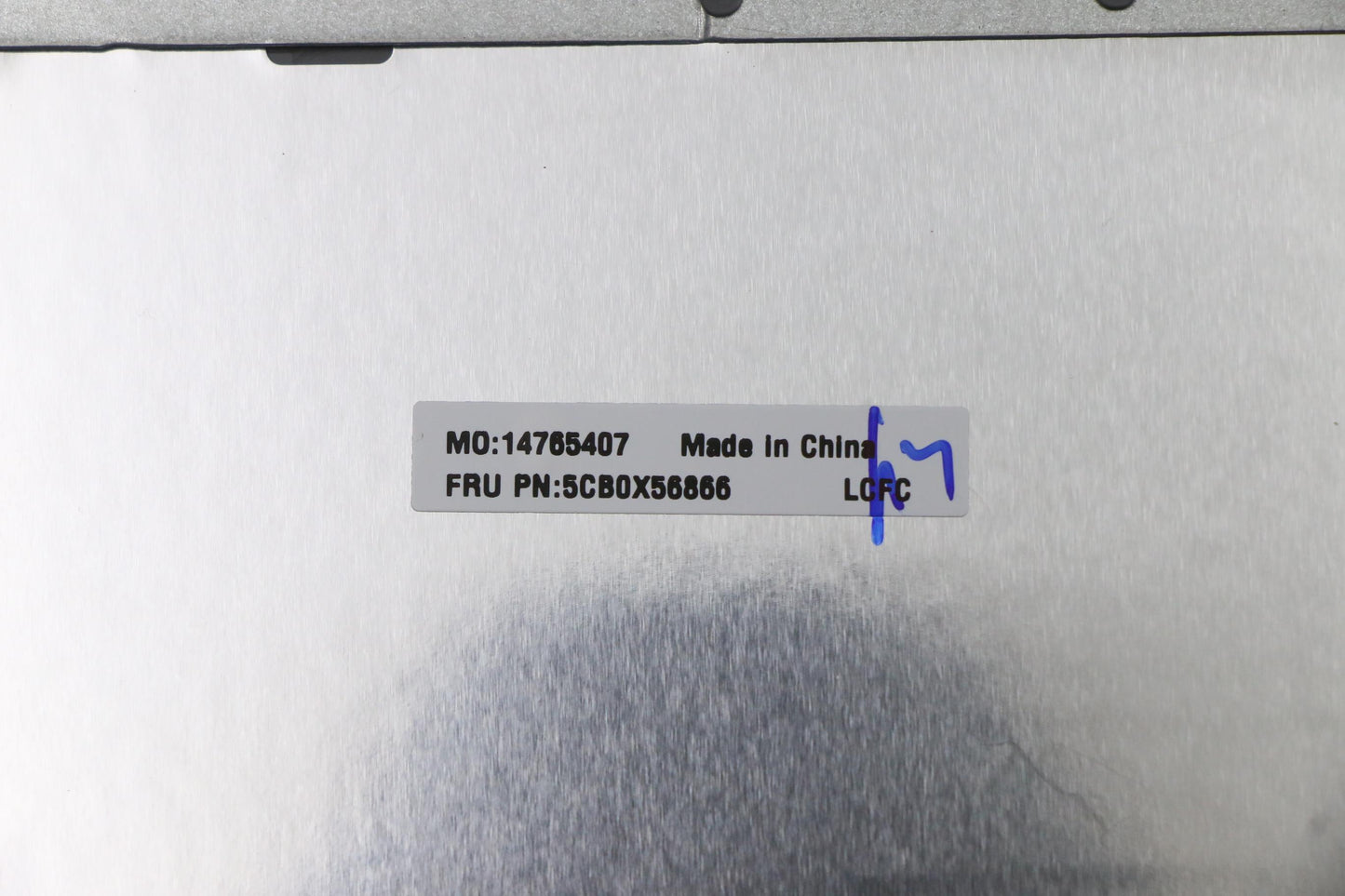 Lenovo C_Cover_Imr_Sub_Assy_Pl_Grey_F - 5CB0X56866