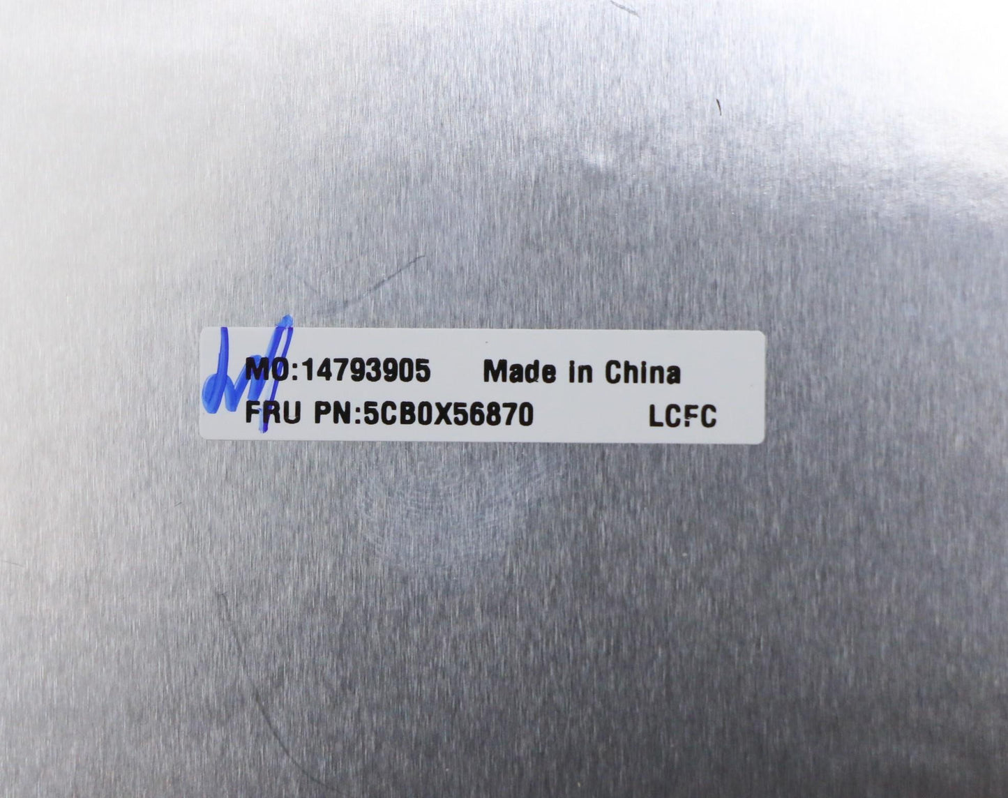 Lenovo C_Cover_Imr_Sub_Assy_Pl_Grey_F - 5CB0X56870