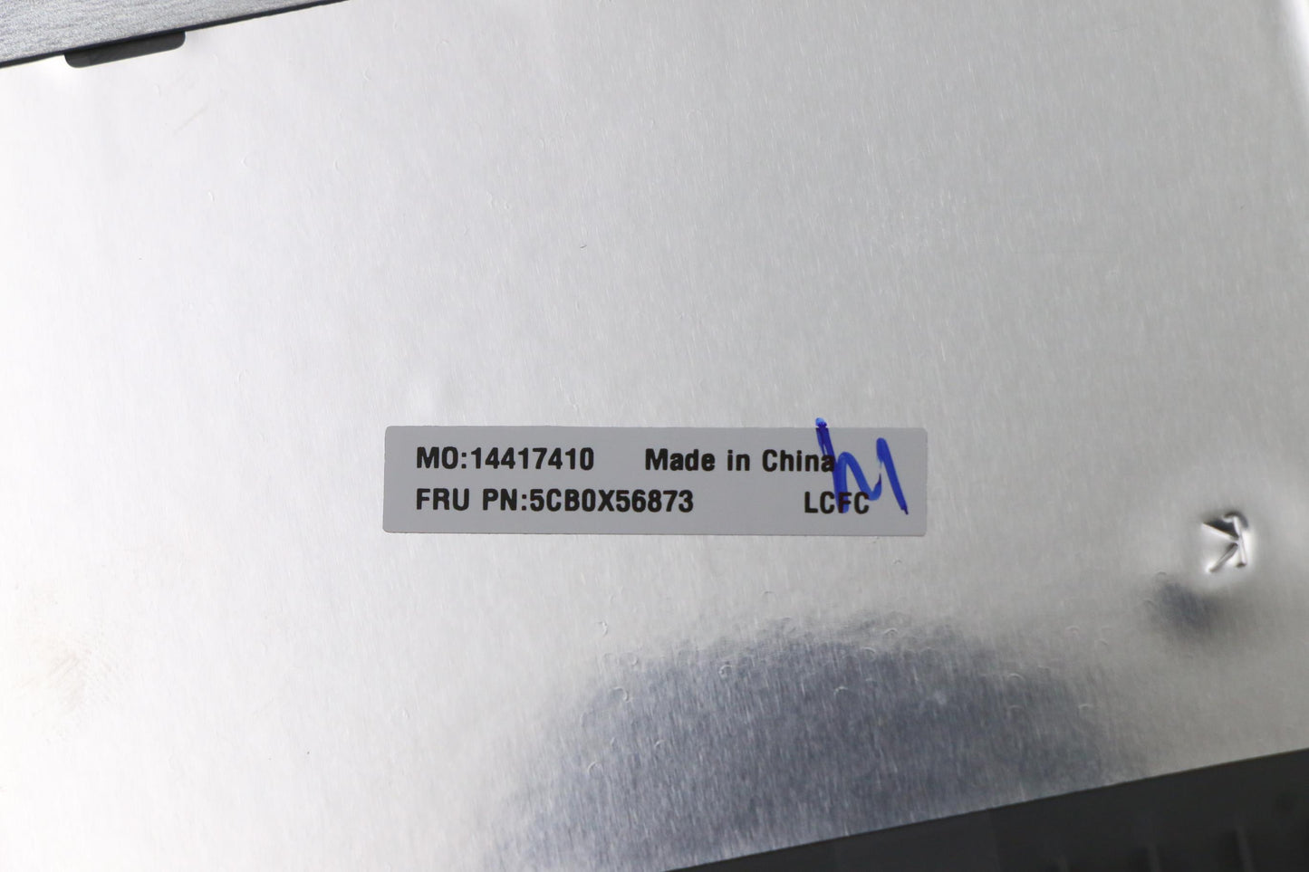 Lenovo C_Cover_Imr_Sub_Assy_Pl_Grey_F - 5CB0X56873