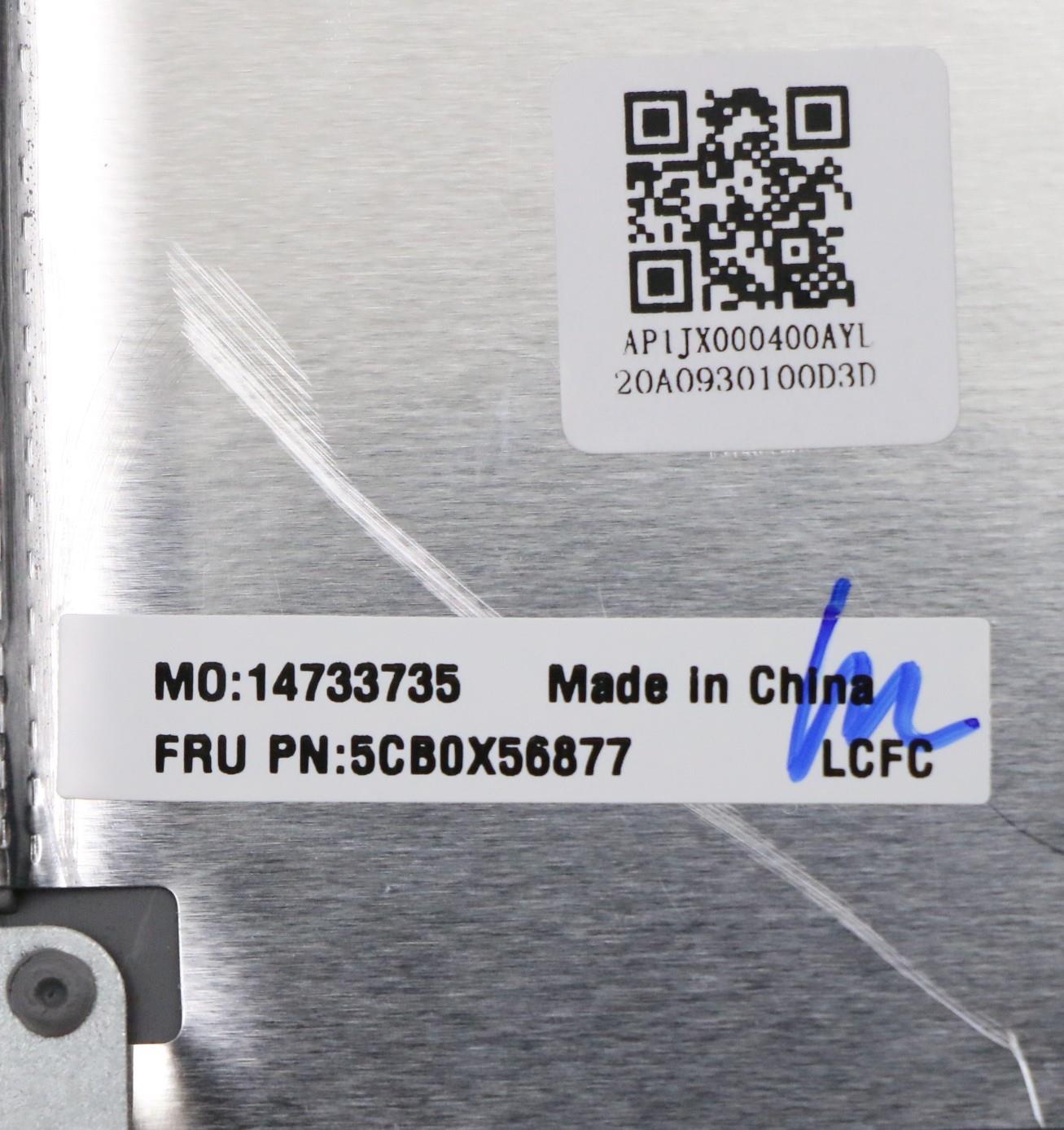 Lenovo C_Cover_Imr_Sub_Assy_Pl_Grey_F - 5CB0X56877