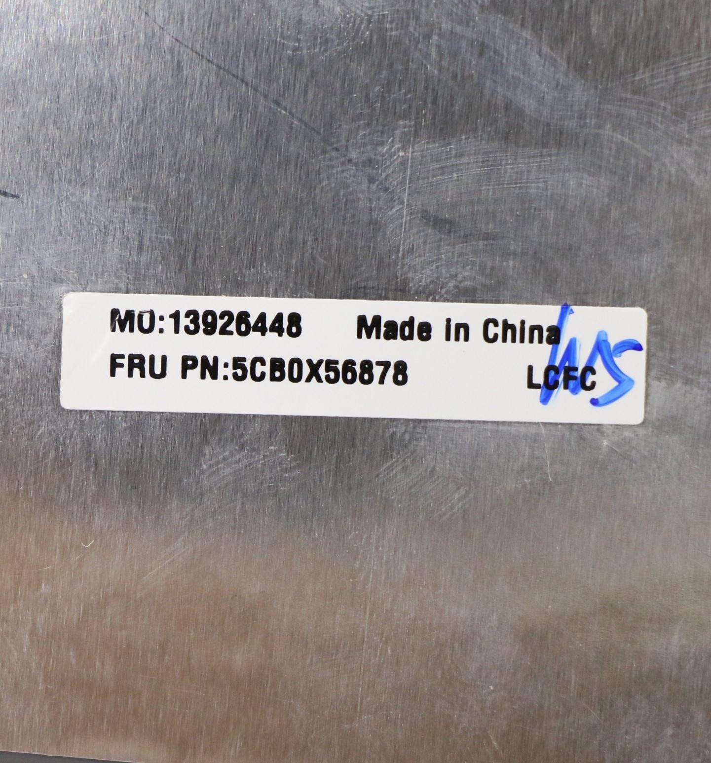 Lenovo C_Cover_Imr_Sub_Assy_Pl_Grey_F - 5CB0X56878