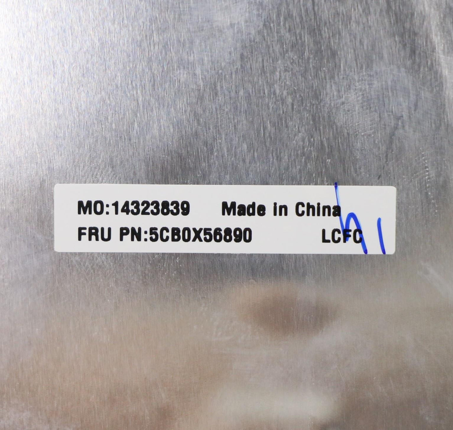 Lenovo C_Cover_Imr_Sub_Assy_Pl_Grey_F - 5CB0X56890