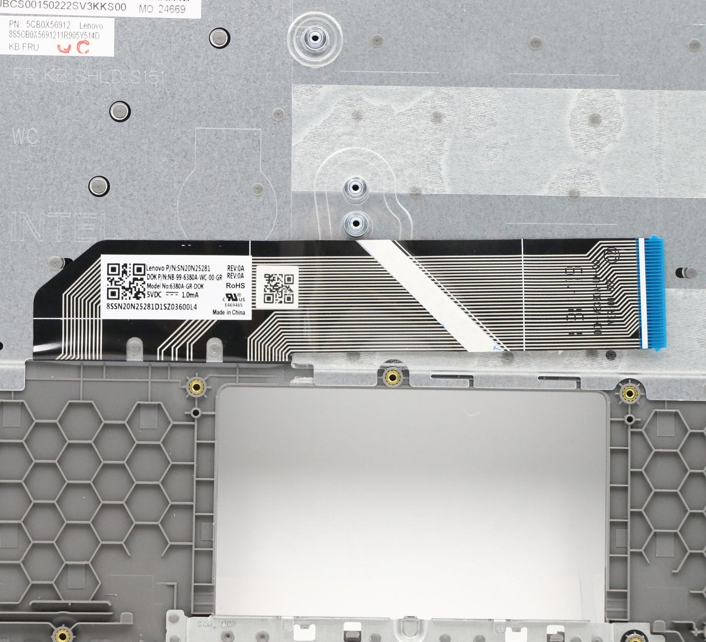 Lenovo Assembly Ucase W/Kb Gr Pg Ls15 - 5CB0X56912