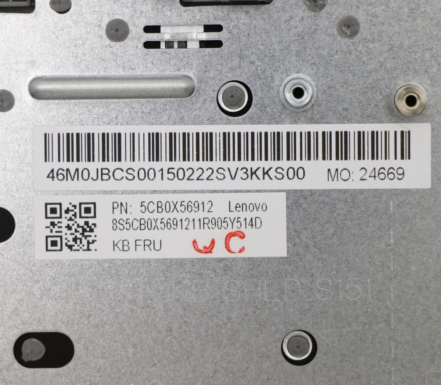 Lenovo Assembly Ucase W/Kb Gr Pg Ls15 - 5CB0X56912