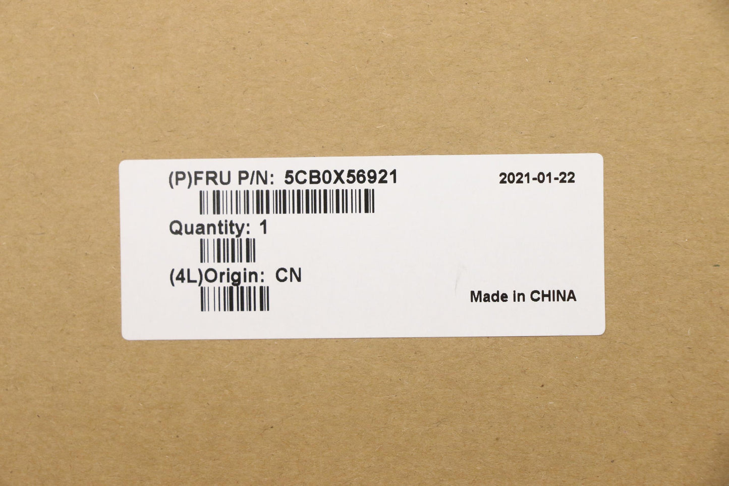 Lenovo Assembly Ucase W/Kb Us Inte Pg - 5CB0X56921