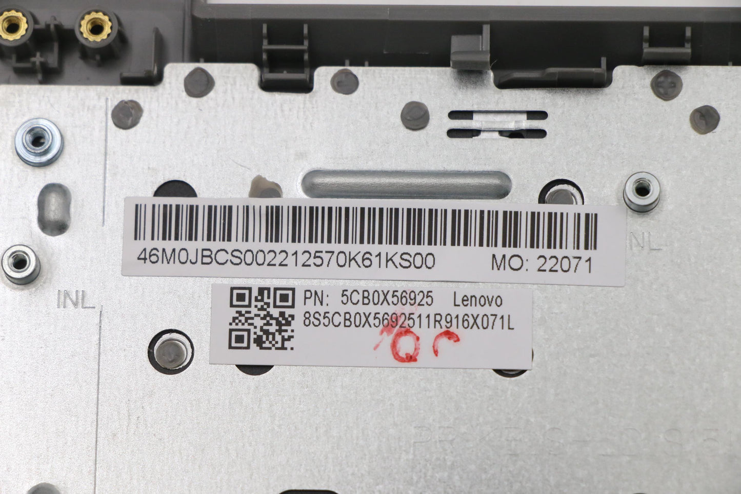 Lenovo Assembly Ucase W/Kb Fr-Ar Pg L - 5CB0X56925