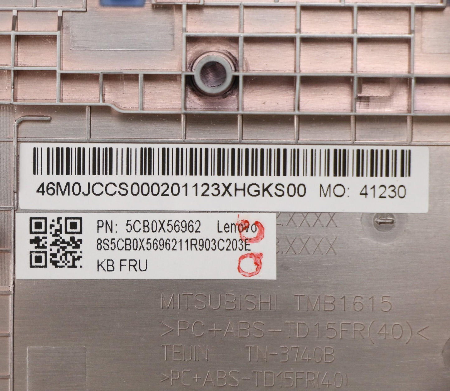 Lenovo Lower Case Cover for 81VU in Blue - 5CB0X56962