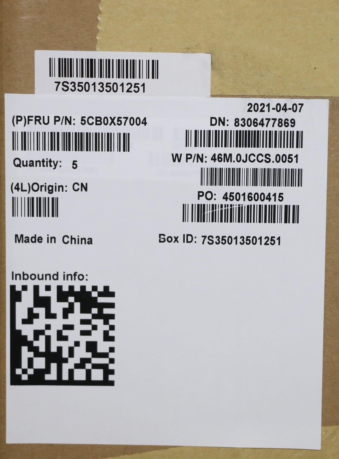 Lenovo Assembly Ucase W/Kb Ch Ib Ls15 - 5CB0X57004