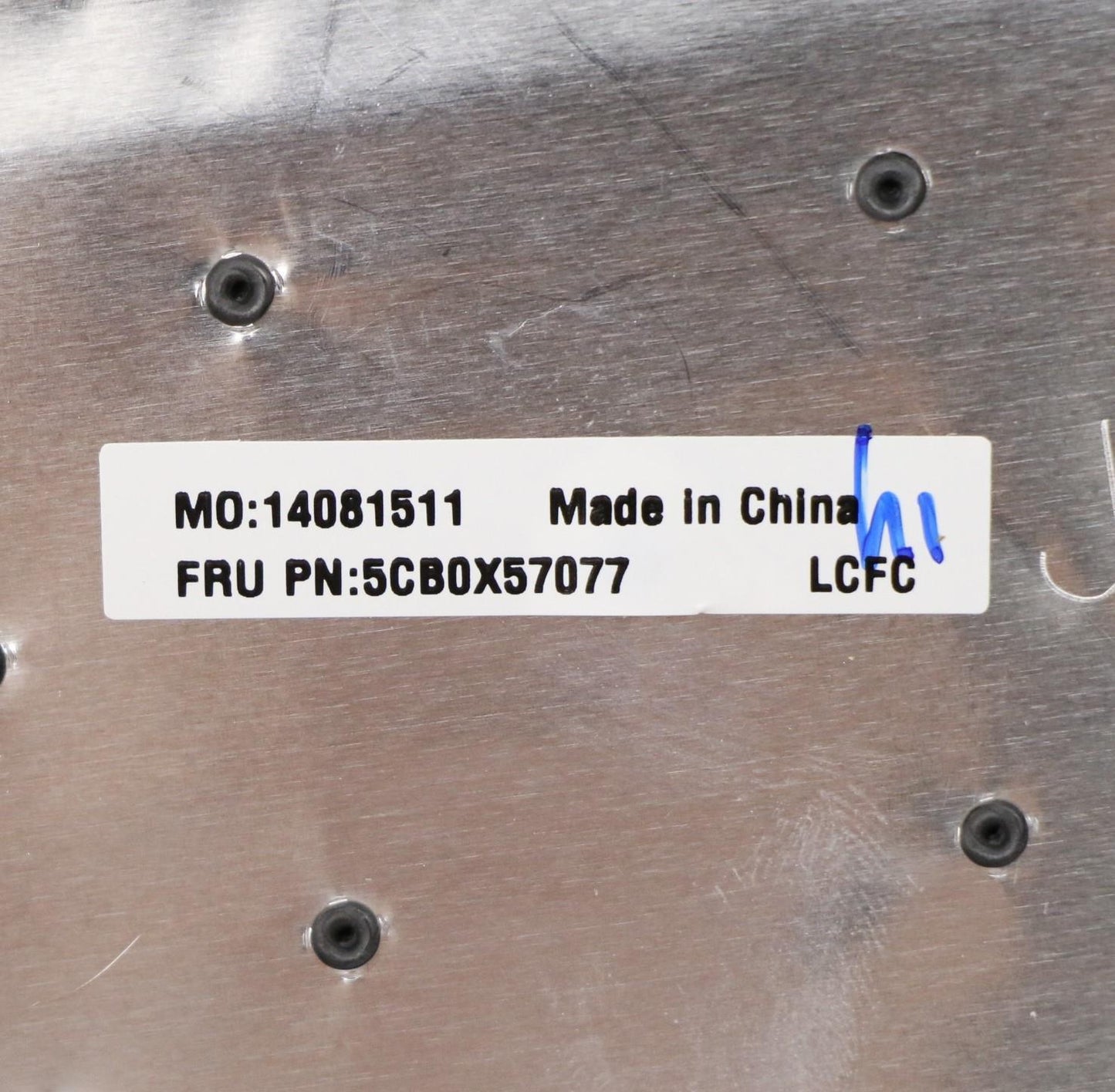 Lenovo Upper Case Asm_Cz-Sk L81Yeigte - 5CB0X57077