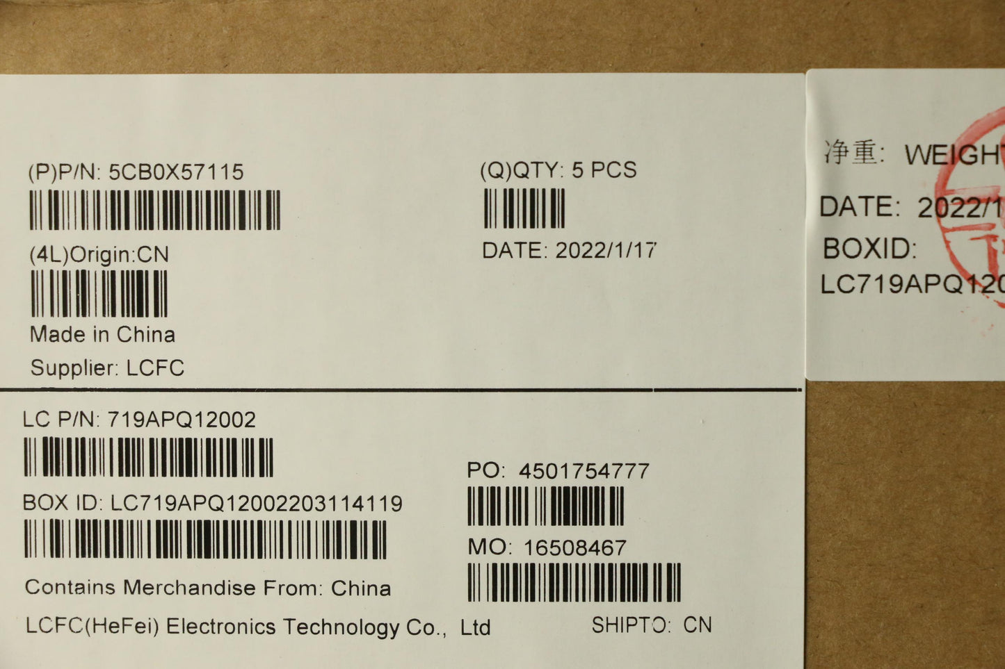 Lenovo Upper Case Asm_India L81Yb Igt - 5CB0X57115