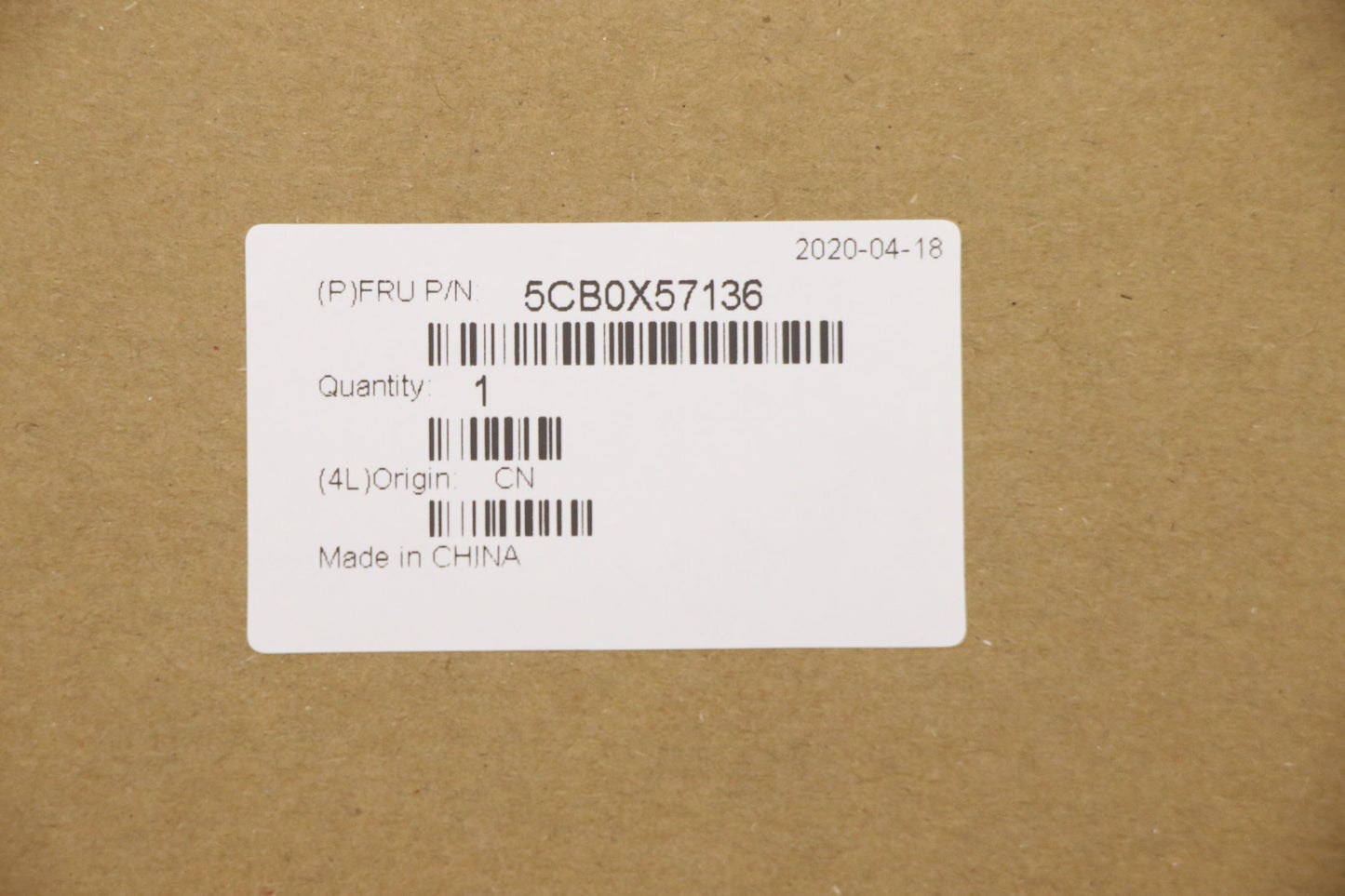 Lenovo USA English Keyboard with C-Cover, Iron Grey, Non-Backlit - 5CB0X57136